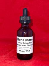 Load image into Gallery viewer, 2oz Lions Mane Mushroom Dual Extracted Tincture