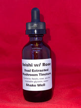 Load image into Gallery viewer, 2oz Reishi With Rose Mushroom Dual Extracted Tincture