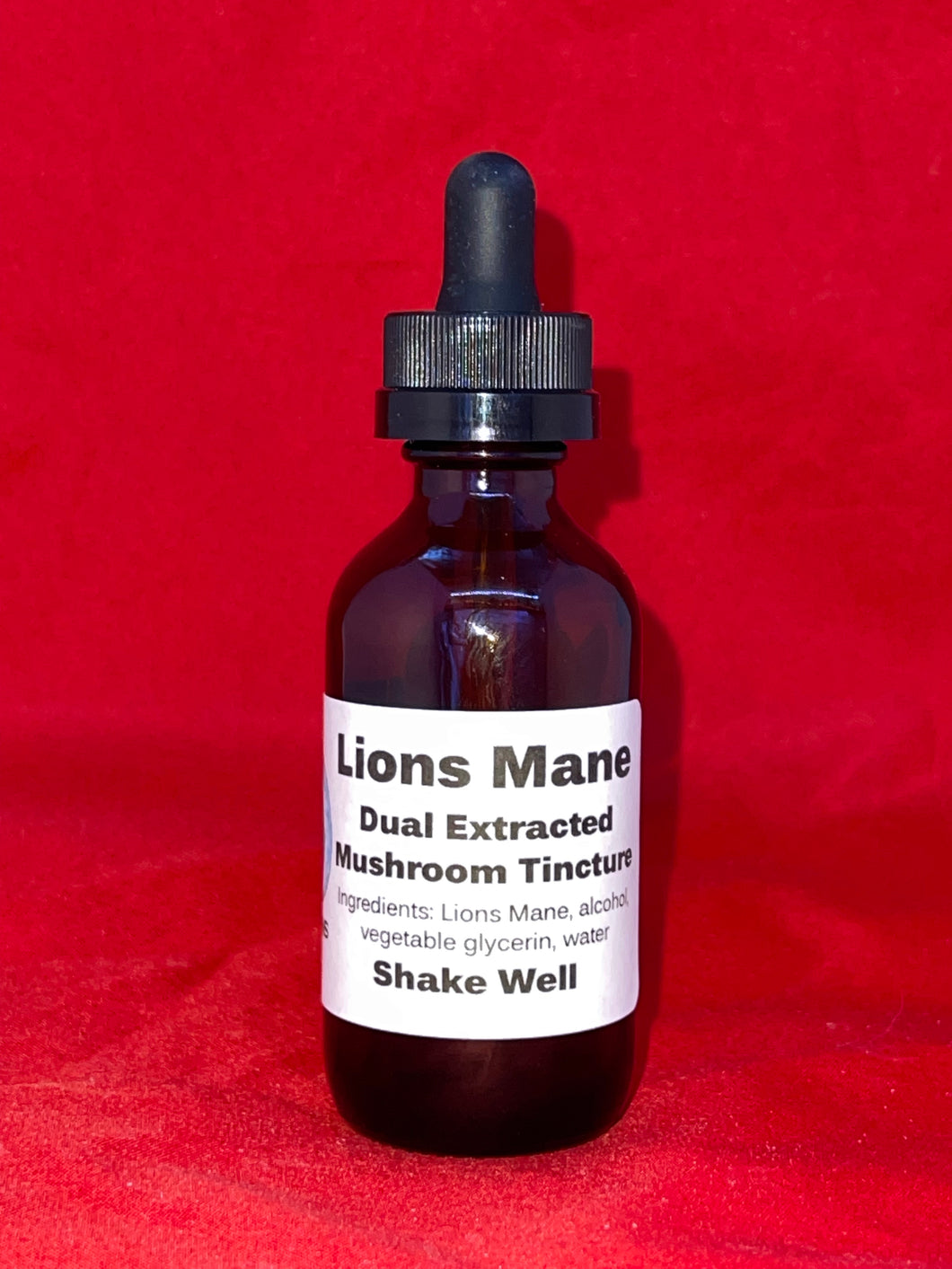 2oz Lions Mane Mushroom Dual Extracted Tincture